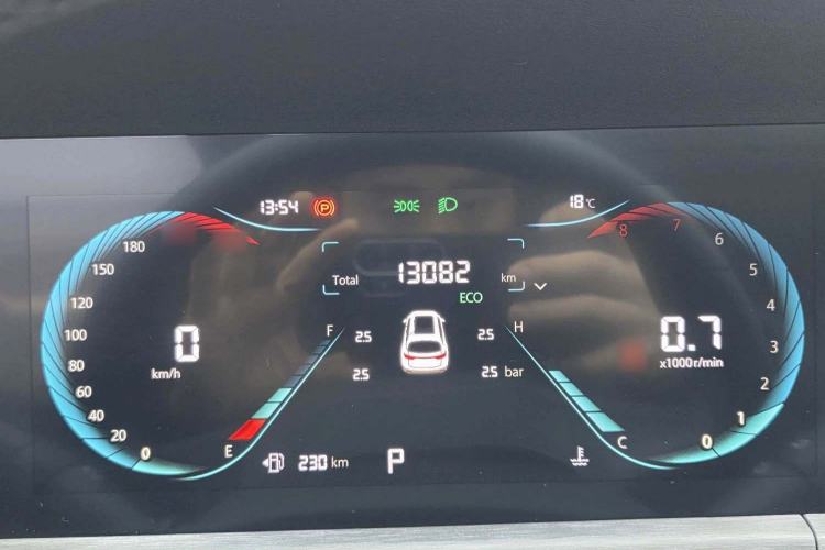 Used CHANGAN CS35PLUS 2023 Enjoy Edition 1.4T DCT Luxury Model Instrument Cluster