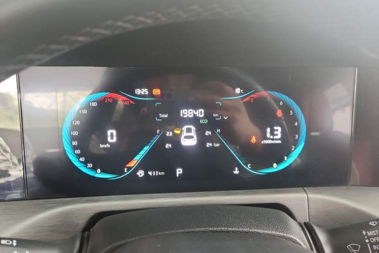 Used CHANGAN CS35PLUS 2023 Enjoy Edition 1.4T DCT Luxury Model Instrument Cluster