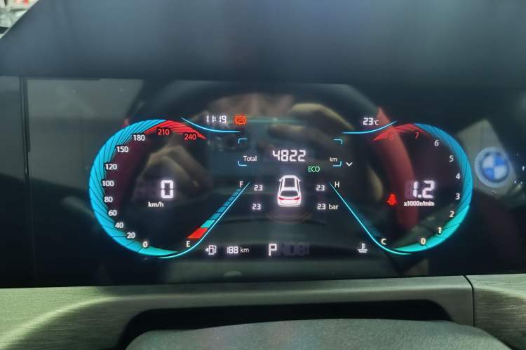 Used CHANGAN CS35PLUS 2023 Enjoy Edition 1.4T DCT Luxury Model Odometer Close Up