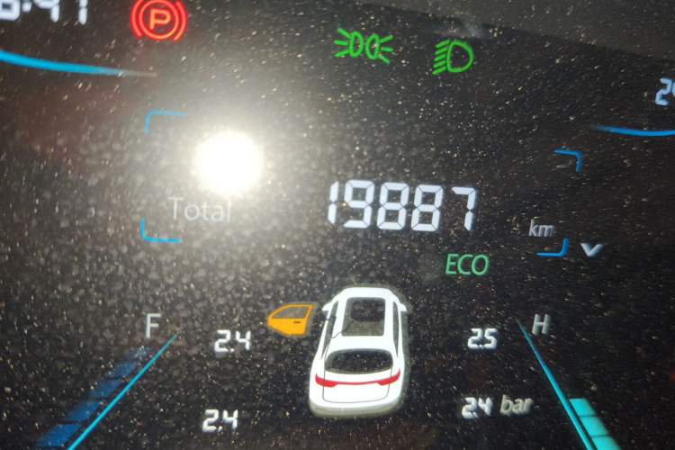 Used CHANGAN CS35PLUS 2023 Enjoy Edition 1.4T DCT Prestige Model Odometer Close Up