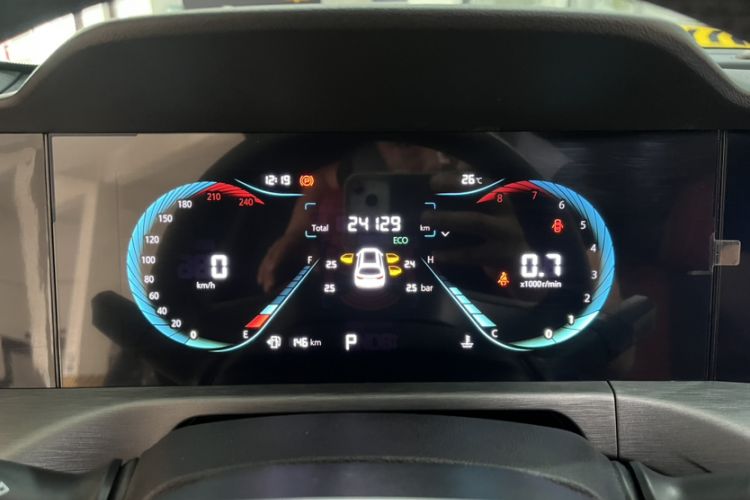 Used CHANGAN CS35PLUS 2023 Enjoy Edition 1.4T DCT Luxury Model Odometer Close Up