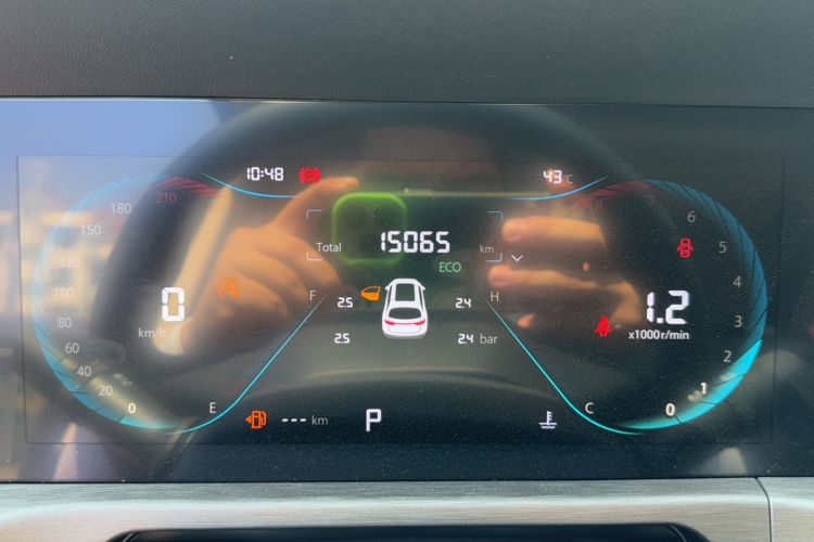 Used CHANGAN CS35PLUS 2023 Enjoy Edition 1.4T DCT Luxury Model Odometer Close Up