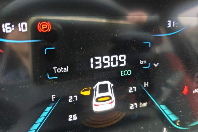 Used CHANGAN CS35PLUS 2023 Enjoy Edition 1.4T DCT Luxury Model Odometer Close Up