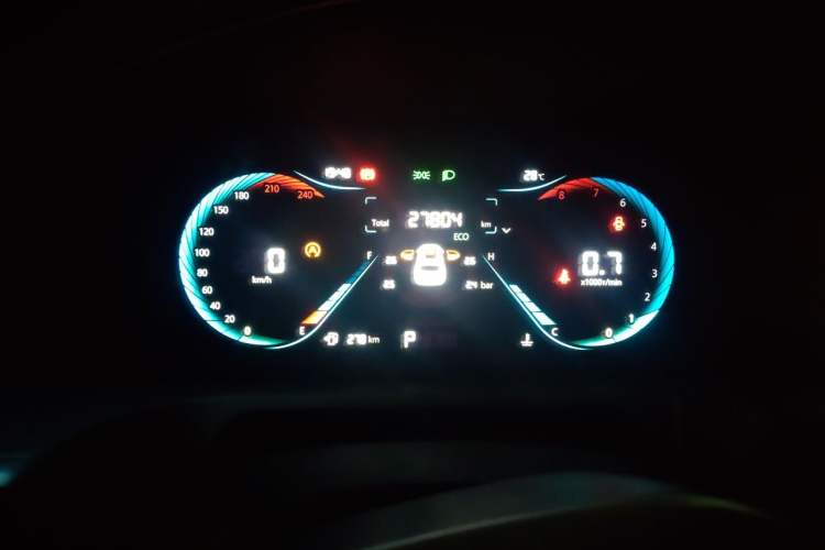 Used CHANGAN CS35PLUS 2023 Enjoy Edition 1.4T DCT Luxury Model Instrument Cluster