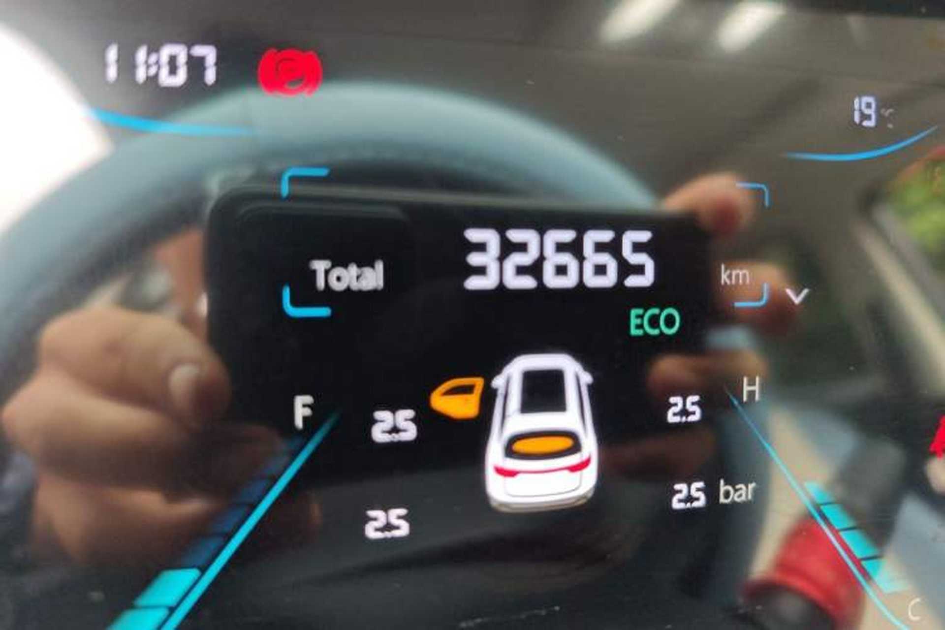 Used CHANGAN CS35PLUS 2023 Enjoy Edition 1.4T DCT Prestige Model Odometer Close Up