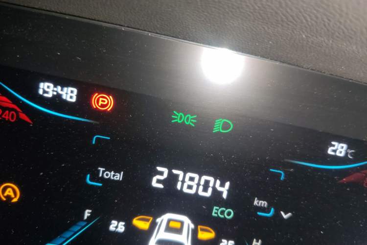 Used CHANGAN CS35PLUS 2023 Enjoy Edition 1.4T DCT Luxury Model Odometer Close Up