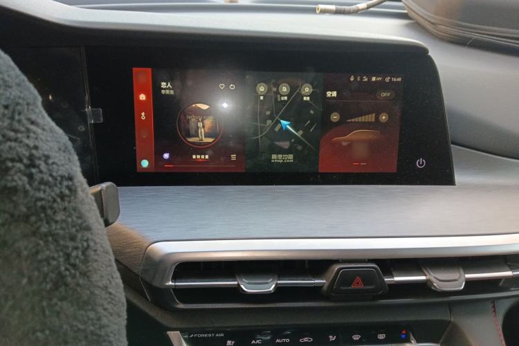 Used CHANGAN CS35PLUS 2023 Enjoy Edition 1.4T DCT Luxury Model Audio And AC Panel