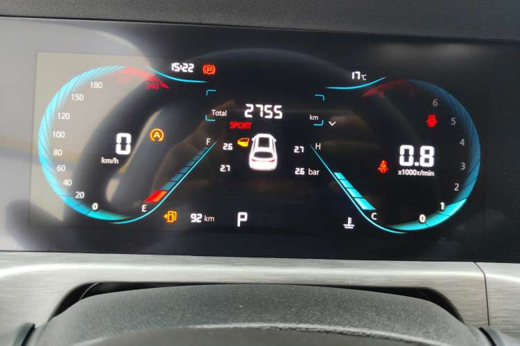 Used CHANGAN CS35PLUS 2023 Enjoy Edition 1.4T DCT Luxury Model Instrument Cluster