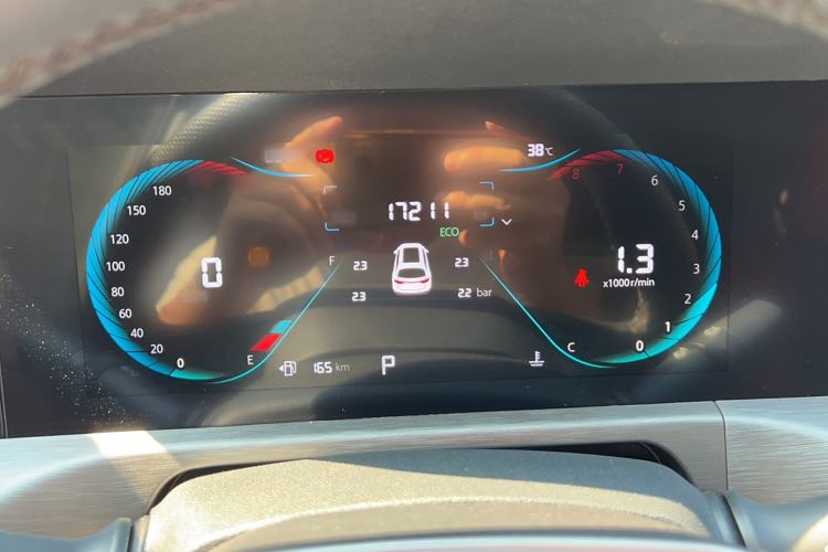Used CHANGAN CS35PLUS 2023 Enjoy Edition 1.4T DCT Luxury Model Instrument Cluster
