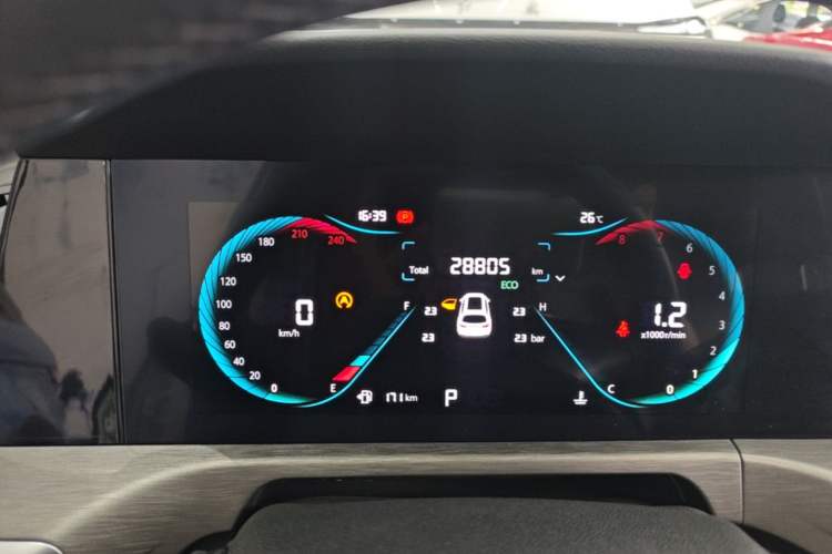 Used CHANGAN CS35PLUS 2023 Enjoy Edition 1.4T DCT Luxury Model Instrument Cluster