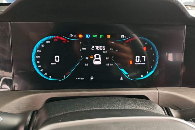 Used CHANGAN CS35PLUS 2023 Enjoy Edition 1.4T DCT Luxury Model Instrument Cluster