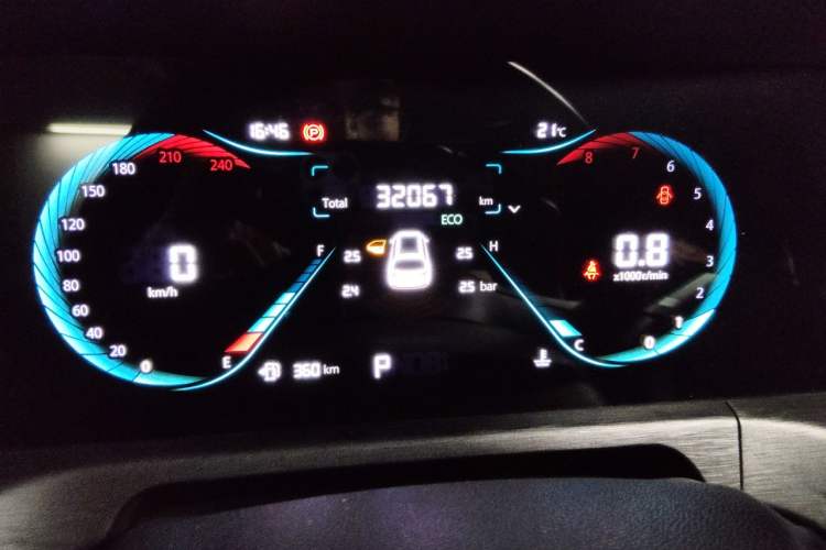 Used CHANGAN CS35PLUS 2023 Enjoy Edition 1.4T DCT Luxury Model Instrument Cluster
