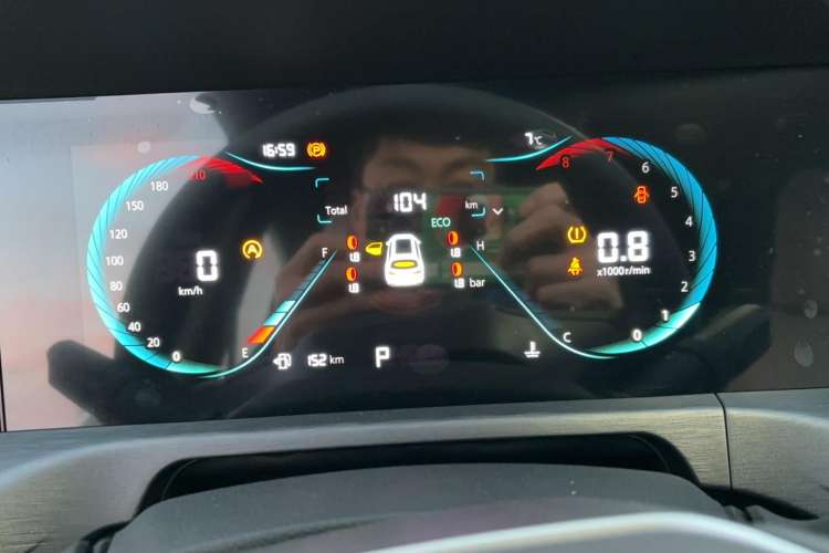 Used CHANGAN CS35PLUS 2023 Enjoy Edition 1.4T DCT Luxury Model Instrument Cluster