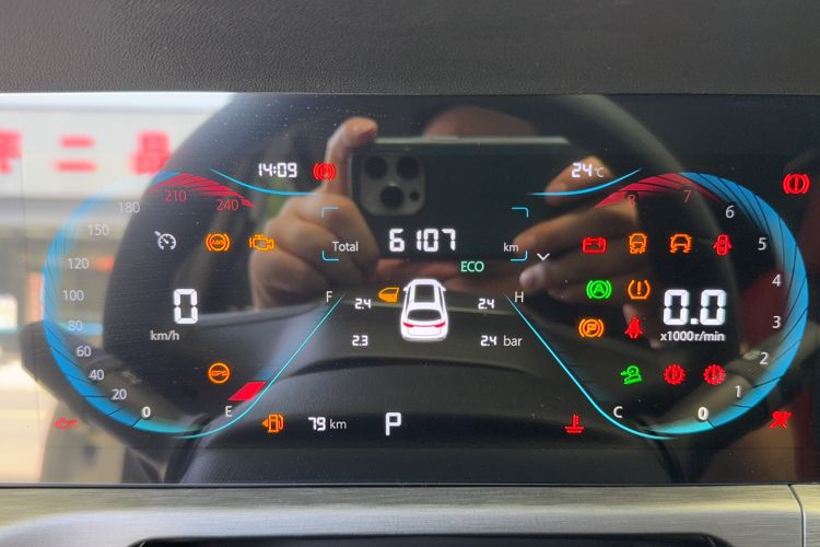 Used CHANGAN CS35PLUS 2023 Enjoy Edition 1.4T DCT Luxury Model Odometer Close Up