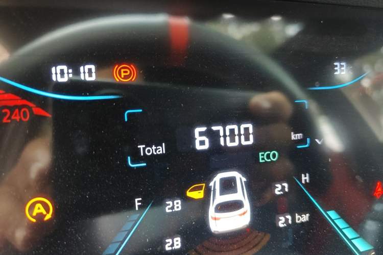 Used CHANGAN CS35PLUS 2023 Enjoy Edition 1.4T DCT Luxury Model Odometer Close Up