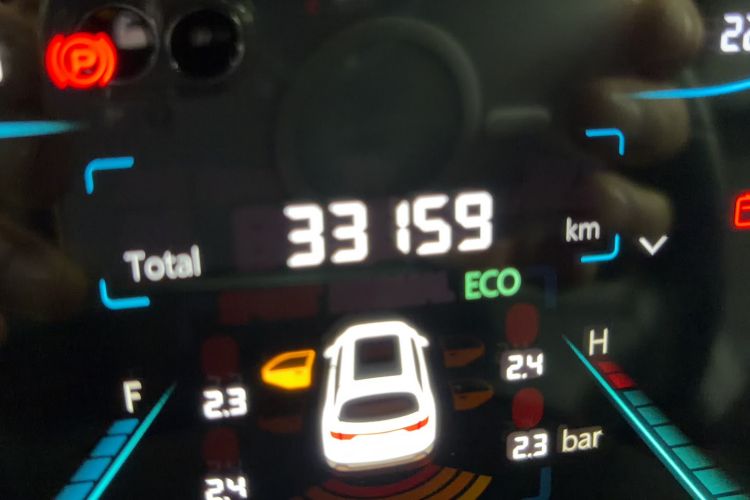 Used CHANGAN CS35PLUS 2023 Enjoy Edition 1.4T DCT Luxury Model Odometer Close Up