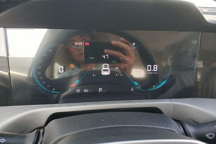 Used CHANGAN CS35PLUS 2023 Enjoy Edition 1.4T DCT Luxury Model Odometer Close Up