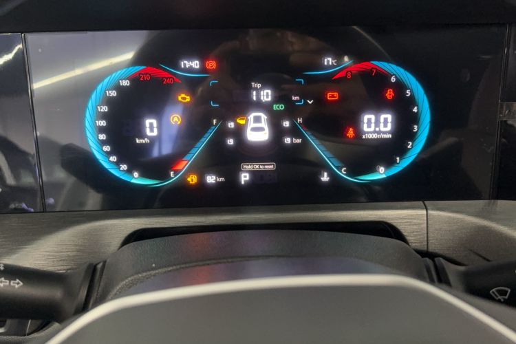 Used CHANGAN CS35PLUS 2023 Enjoy Edition 1.4T DCT Luxury Model Odometer Close Up