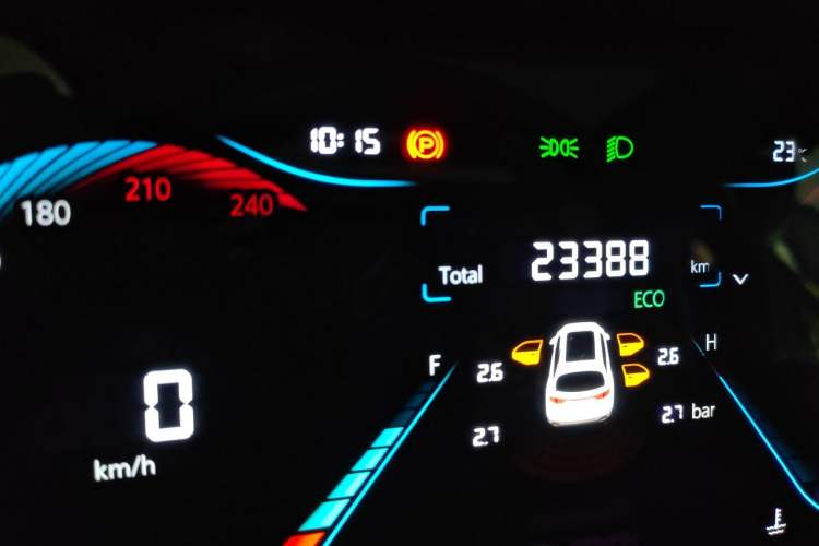 Used CHANGAN CS35PLUS 2023 Enjoy Edition 1.4T DCT Prestige Model Odometer Close Up