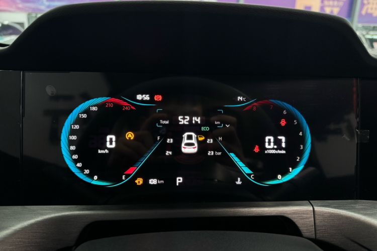Used CHANGAN CS35PLUS 2023 Enjoy Edition 1.4T DCT Luxury Model Odometer Close Up