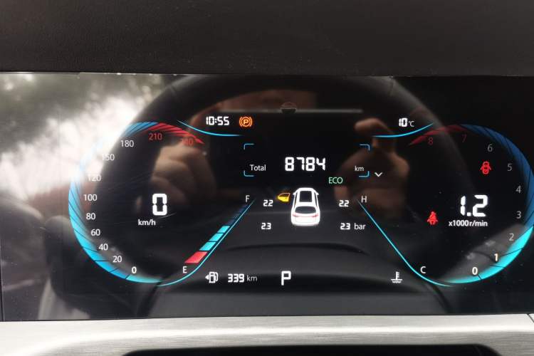 Used CHANGAN CS35PLUS 2023 Enjoy Edition 1.4T DCT Luxury Model Odometer Close Up
