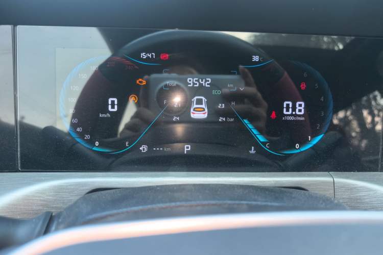 Used CHANGAN CS35PLUS 2023 Enjoy Edition 1.4T DCT Luxury Model Odometer Close Up