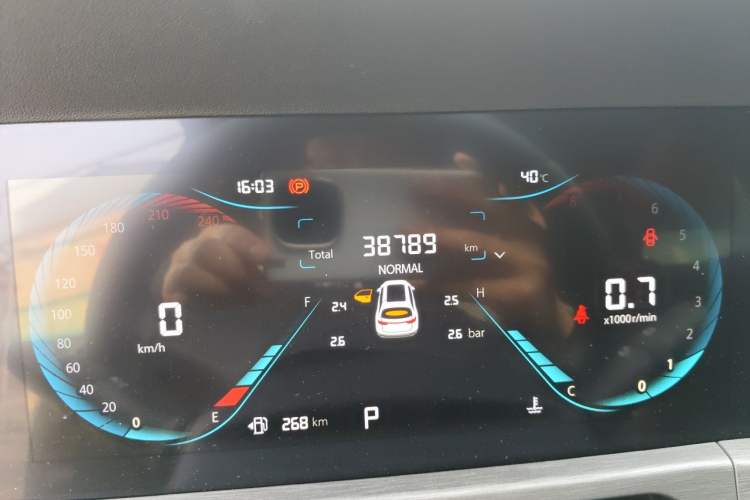 Used CHANGAN CS35PLUS 2024 Blue Whale NE 1.4T DCT Deluxe Edition Odometer Close Up