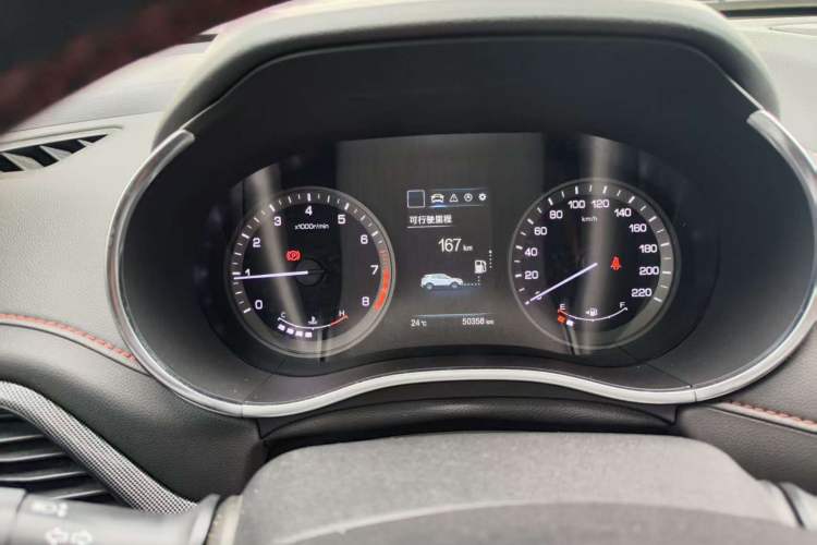 Used CHANGAN CS55 2017 1.5T Manual Xuan Dong Model Odometer Close Up