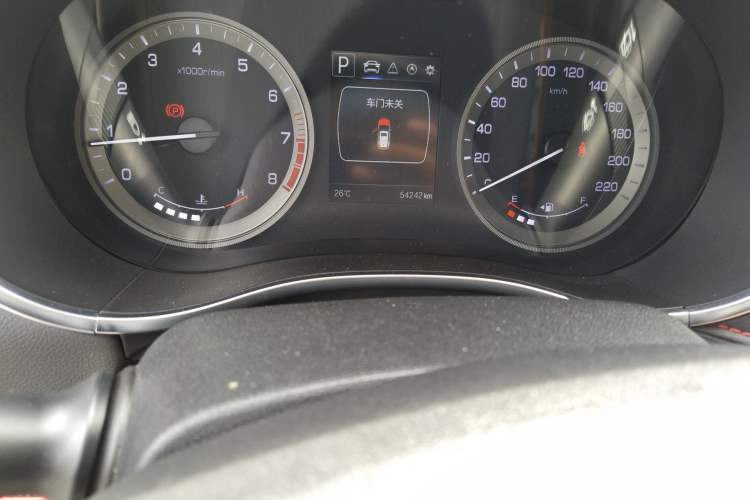 Used CHANGAN CS55 2017 1.5T Automatic Colorful Edition Odometer Close Up