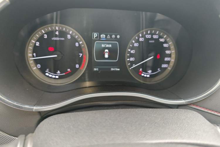 Used CHANGAN CS55 2017 1.5T Automatic Colorful Edition Odometer Close Up