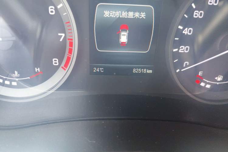 Used CHANGAN CS55 2017 1.5T Manual Colorful Edition Odometer Close Up