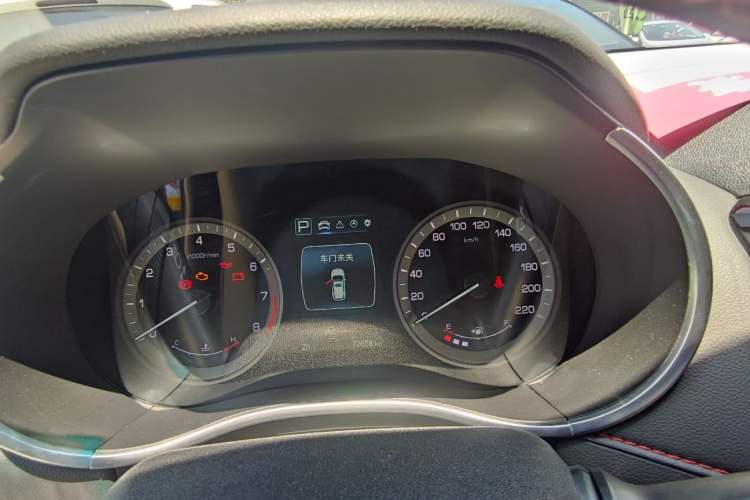 Used CHANGAN CS55 2017 1.5T Automatic Xuan Dong Model Odometer Close Up