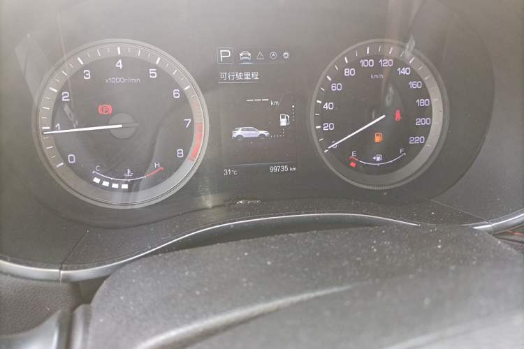 Used CHANGAN CS55 2017 1.5T Automatic Xuan Dong Model Odometer Close Up