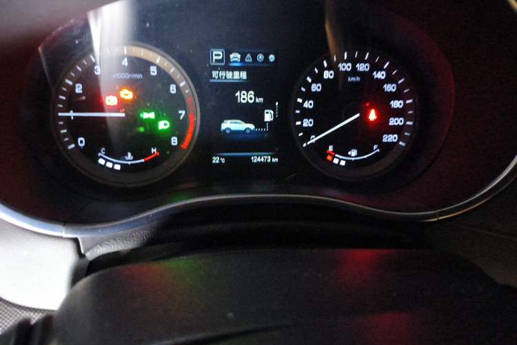 Used CHANGAN CS55 2017 1.5T Automatic Xuan Dong Model Odometer Close Up