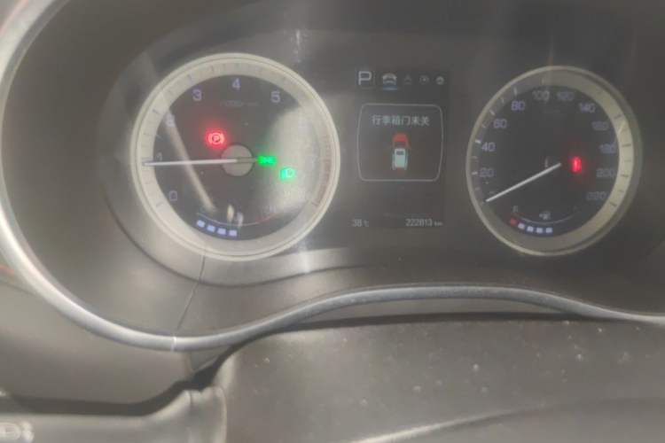 Used CHANGAN CS55 2017 1.5T Automatic Xuan Dong Model Odometer Close Up