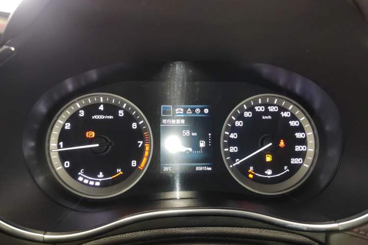 Used CHANGAN CS55 2017 1.5T Manual Colorful Edition Instrument Cluster