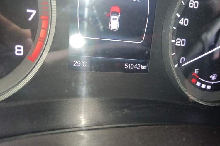Used CHANGAN CS55 2017 1.5T Automatic Colorful Edition Odometer Close Up