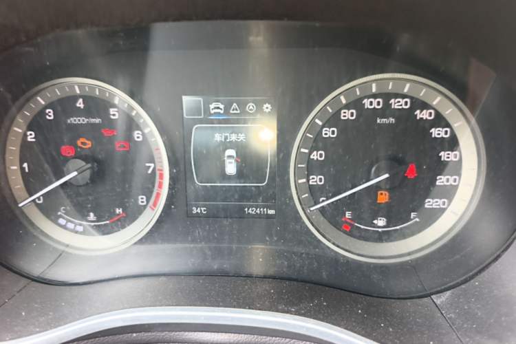 Used CHANGAN CS55 2017 1.5T Manual Colorful Edition Instrument Cluster