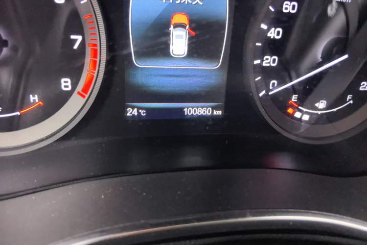 Used CHANGAN CS55 2017 1.5T Manual Xuan Dong Model Odometer Close Up