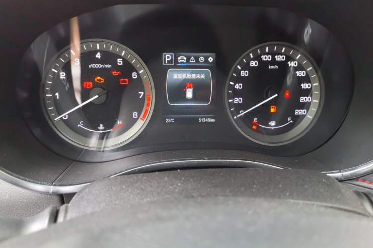 Used CHANGAN CS55 2017 1.5T Automatic Colorful Edition Odometer Close Up