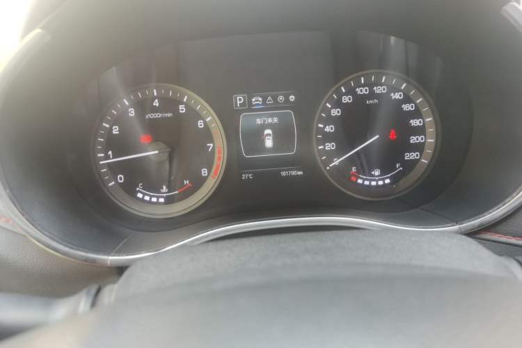 Used CHANGAN CS55 2017 1.5T Automatic Colorful Edition Odometer Close Up