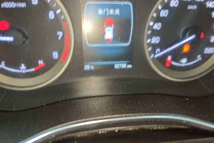 Used CHANGAN CS55 2017 1.5T Automatic Xuan Dong Model Odometer Close Up