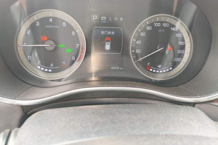 Used CHANGAN CS55 2017 1.5T Automatic Showoff Model Odometer Close Up
