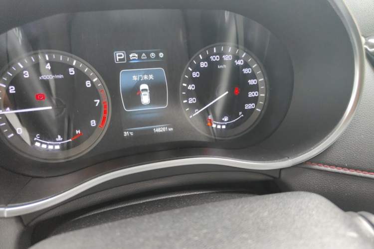 Used CHANGAN CS55 2017 1.5T Automatic Xuan Dong Model Odometer Close Up