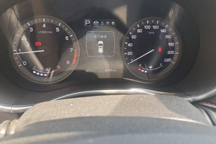 Used CHANGAN CS55 2017 1.5T Automatic Xuan Dong Model Odometer Close Up