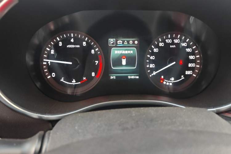 Used CHANGAN CS55 2017 1.5T Automatic Colorful Edition Odometer Close Up