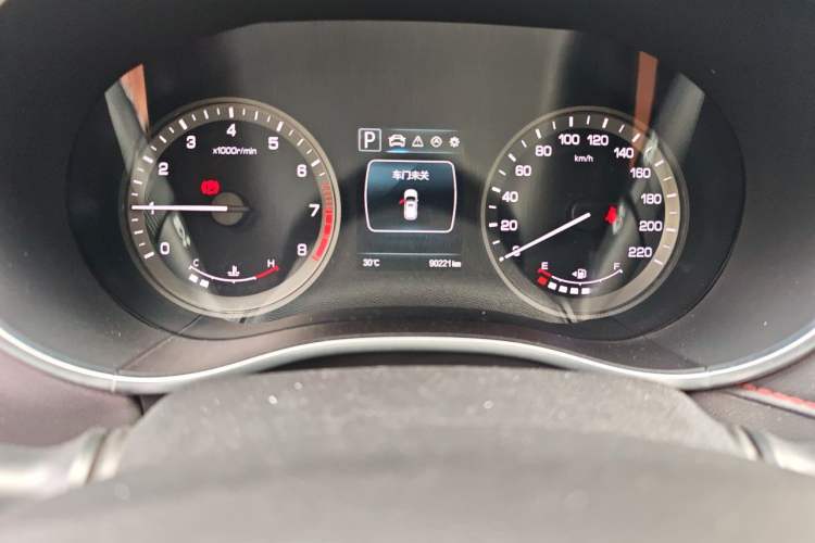 Used CHANGAN CS55 2017 1.5T Automatic Colorful Edition Odometer Close Up