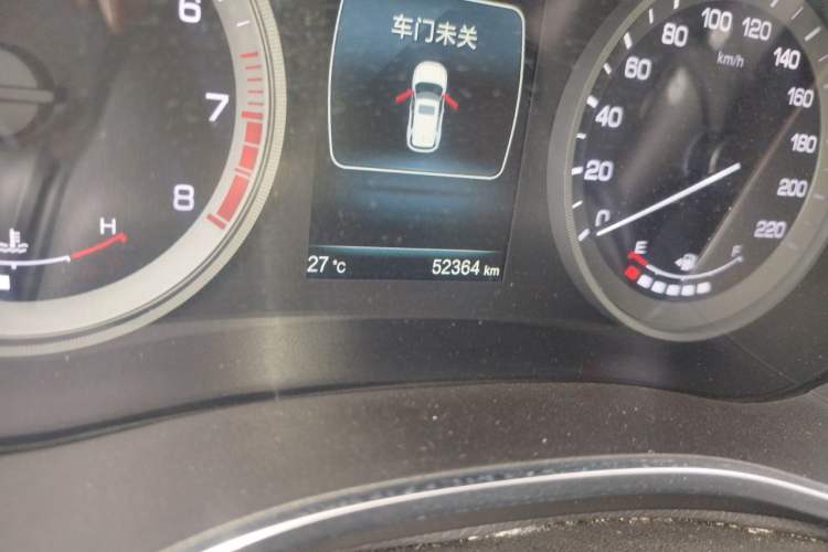 Used CHANGAN CS55 2017 1.5T Manual Xuan Dong Model Odometer Close Up