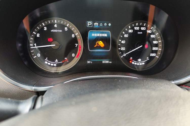 Used CHANGAN CS55 2017 1.5T Automatic Xuan Dong Model Odometer Close Up