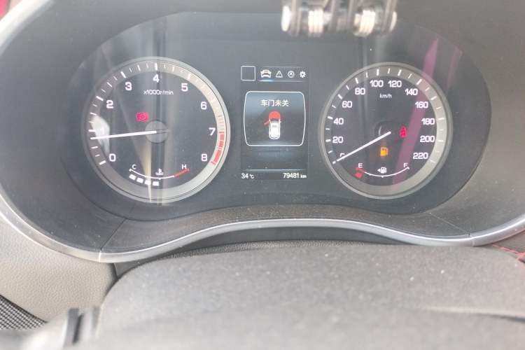 Used CHANGAN CS55 2017 1.5T Manual Xuan Dong Model Odometer Close Up